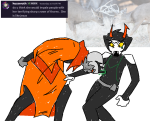  2026 animals blackrom blood candy_timeline crying dubcon fashionista_rebel_uniform fullres godtier homestuck:_beyond_canon image_manipulation impalement jaggy_lines kanaya_maryam kazzerath light_aspect meat_timeline profile rainbow_drinker rose_lalonde rosebot scribble_mode seer shipping strife text 