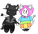 2019 animalstuck fullres_export_attempted jack_noir ms_paint music_note paint_it_black redrom scars shipping spades_slick starter_outfit thehellfelt transparent