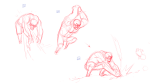 2016 artificial_limb fullres lord_english monochrome no_shirt paperseverywhere sketch strife