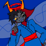 2025 candy_timeline eyepatch fullres helltier homestuck:_beyond_canon jaggy_lines moldsporr solo vriska_serket