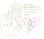 2025 beforus_ancestors book fullres language:korean lineart monochrome sketch starter_outfit text the_imposter the_rankmaid tiniming66