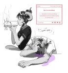  2026 blood cronus_ampora damara_megido dancestors fullres grayscale highlight_color monochrome profile smoking starter_outfit text tiniming66 