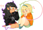  aspect_hoodie blush guns_and_roses hauteclare heart jade_harley light_aspect redrom rose_lalonde shipping space_aspect transparent 