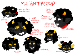  2019 alternate_hair aradia_megido bloodswap dancestors doggirlsondrugs dream_ghost equius_zahhak freckles fullres jaggy_lines kankri_vantas karkat_vantas profile tavros_nitram text vriska_serket 