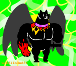  2020 amputation bec_noir blood crossover fullres green_sun h3llb3nd3r impalement jack_noir lightning musclestuck scars solo sovereign_slayer spade starter_outfit unbreakable_katana undertale 