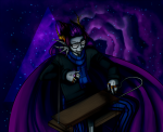 2011 eridan_ampora fullres instrument pride sitting smiling_eridan solo stars starter_outfit
