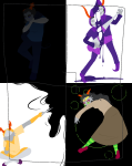  2026 bard blood crying deuce_clubs equius_zahhak eridan_ampora feferi_peixes fullres gamzee_makara godtier heir hope_aspect jaggy_lines life_aspect prince rage_aspect sitting valentinemesis void_aspect wand weapon witch 