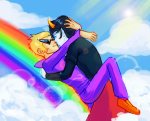  clouds dirk_strider dreamself erasure ipgd kanaya_maryam rainbow rainbow_drinker shipping 