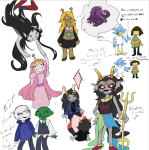  2026 adventure_time art_dump aspect_hoodie back_angle blush calliope crossover deltarune diamond feferi_peixes flowers fullres holding_hands homestuck:_beyond_canon meat_timeline midair no_glasses palerom pir8_coat profile psidon's_entente roxy_lalonde rule63 scourge_sisters sitting snake_wine starter_outfit terezi_pyrope text thought_balloon upside_down void_aspect vriska_serket yumiiiiiiiiiiii 