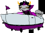  2015 animated crossover eridan_ampora fullres homosuck jaggy_lines koala_tea omegapausestuck ships spongebob_squarepants starter_outfit transparent 