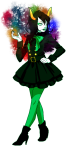  2015 body_modification dancestors dream_ghost fullres military_dress pixel porrim_maryam rainbow_drinker solo stareatnight transparent 
