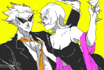  angryoct blush cocktail_glass dirk_strider fashion formal limited_palette neorails redrom roxy_lalonde shipping suit 