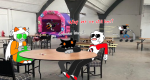  2024 dave_strider davepetasprite^2 fullres fusion gamzee_makara god_cat humanized image_manipulation jaggy_lines karkat_vantas lil_hal meme meraki-sunset red_baseball_tee sitting sprite starter_outfit text trollified vriska_serket 