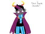 2025 anonymous_artist dream_ghost eridan_ampora fullres solo starter_outfit text