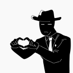  2022 dd diamond diamonds_droog fullres grayscale heart monochrome solo zzoupz 