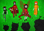 2015 aradia_megido back_angle broken_royal_deringer dave_strider flash_asset fullres godtier green_sun half_ghost headshot kanaya_maryam karkat_vantas knight light_aspect maid midair no_glasses rose_lalonde seer sollux_captor terezi_pyrope time_aspect vriska_serket xamag