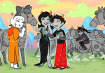 2015 body_modification carrying clouds dancestors dream_ghost flash_asset food fullres godtier heart horses horuss_zahhak kanaya_maryam light_aspect maryams metalhoof porrim_maryam rose_lalonde seer starter_outfit xamag