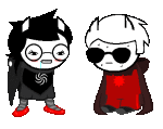  animal_ears animated blush breedingduties dave_strider dogtier godtier jade_harley knight shipping space_aspect spacetime sprite_mode sweat time_aspect transparent witch 