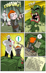  ! ? arms_crossed bow comic crossover dad god_of_war parody tauhid_bondia 