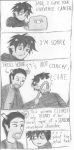 ... 2011 cane comic computer crossover crying facial_hair fullres grayscale house karkat_vantas monochrome pencil queenkittym starter_outfit text trollified word_balloon
