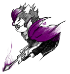  2013 ahab's_crosshairs eridan_ampora fullres grayscale highlight_color monochrome nintentoony profile solo starter_outfit zodiac_symbol 