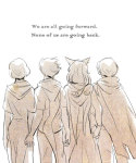  back_angle beta_kids breath_aspect ciammx dave_strider dogtier godtier heir holding_hands homestuck_shipping_world_cup jade_harley john_egbert knight light_aspect monochrome rose_lalonde seer space_aspect text time_aspect witch 
