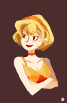  abby_(artist) arms_crossed date_dress headshot rose_lalonde solo 