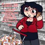  2026 crockercorp_business_suit food fullres homestuck:_beyond_canon image_manipulation jane_crocker maekammy phone solo text 
