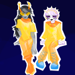 2020 blue_rose body_modification fashion fullres godtier light_aspect perpetuallymoody rose_lalonde seer thief vriska_serket