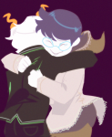  callie_ohpeee calliope crying deleted_source godtier hug jane_crocker life_aspect maid my-friend-the-frog panel_redraw 