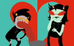  2011 adorabloodthirsty bucket fullres funkyal heart jaggy_lines karkat_vantas redrom shipping starter_outfit terezi_pyrope vomit 