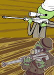  hebitonetsu panel_redraw pickle_inspector problem_sleuth_(adventure) sniper_rifle solo tootsie_roll_frankenstein 