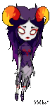 2013 666bot animated aradia_megido dead_aradia fullres midair pixel solo starter_outfit transparent