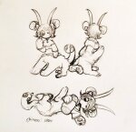 2019 animalstuck classicteacup ellsee_raines fanfic_art fullres grayscale lying mythologystuck pencil sketch solo starter_outfit text vast_error