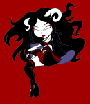  2023 aradia_megido dead_aradia fashion fullres gr1mv4d3r jaggy_lines skulls solo 