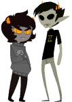  2011 bana blind_sollux fullres jaggy_lines karkat_vantas no_glasses sollux_captor starter_outfit transparent 