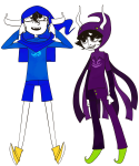  2012 bana bard breath_aspect freckles fullres gamzee_makara godtier page rage_aspect speculative_design tavros_nitram 