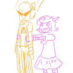  animated dirk_strider karma-houdini limited_palette lineart roxy_lalonde this_is_stupid trickster_mode 