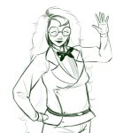  2025 ageswap fashion fullres highlight_color jade_harley lineart monochrome solo svyetlana69420 