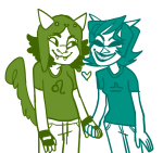  heart holding_hands nepeta_leijon redrom scratch_and_sniff shipping terezi_pyrope triptrippy 