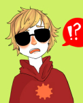  ! ? aspect_hoodie dave_strider headshot royallie solo time_aspect word_balloon 