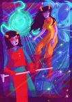 2013 aspect_symbol dragon_cane fullres godtier legislacerator_suit light_aspect midair mind_aspect stars terezi_pyrope thief tinikah vriska_serket