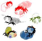  2025 fullres grubs karkat_vantas nepeta_leijon no_glasses no_hat obscenicon sollux_captor text vriska_serket wut 