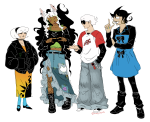 2026 aspect_symbol beta_kids blueey-jayzilla blush body_modification casual dave_strider dogtier fashion freckles fullres jade_harley john_egbert june_egbert light_aspect rose_lalonde space_aspect transtuck zodiac_symbol
