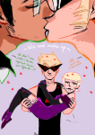  carrying dirk_strider foxy_kittyknit_dress freckles heart humanized jake_english ket kiss lil_hal martini_glasses pumpkin_patch redrom request roxy_lalonde shipping 