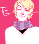   christine headshot limited_palette roxy&#039;s_striped_scarf roxy_lalonde rule63 solo starter_outfit wonk 
