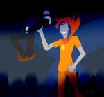  2012 amputation blood buchi96 carrying fullres godtier head_out_of_frame light_aspect no_glasses starter_outfit tavros_nitram thief thumbs_up upside_down vriska_serket 