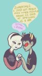  chazzerpan holding_hands mep palerom pollination redrom rose_lalonde shipping sollux_captor word_balloon 