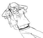 cats crowry lineart roxy_lalonde solo 