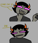  blind_sollux candy_timeline gaming homestuck^2 pesterlog sollux_captor solo text 